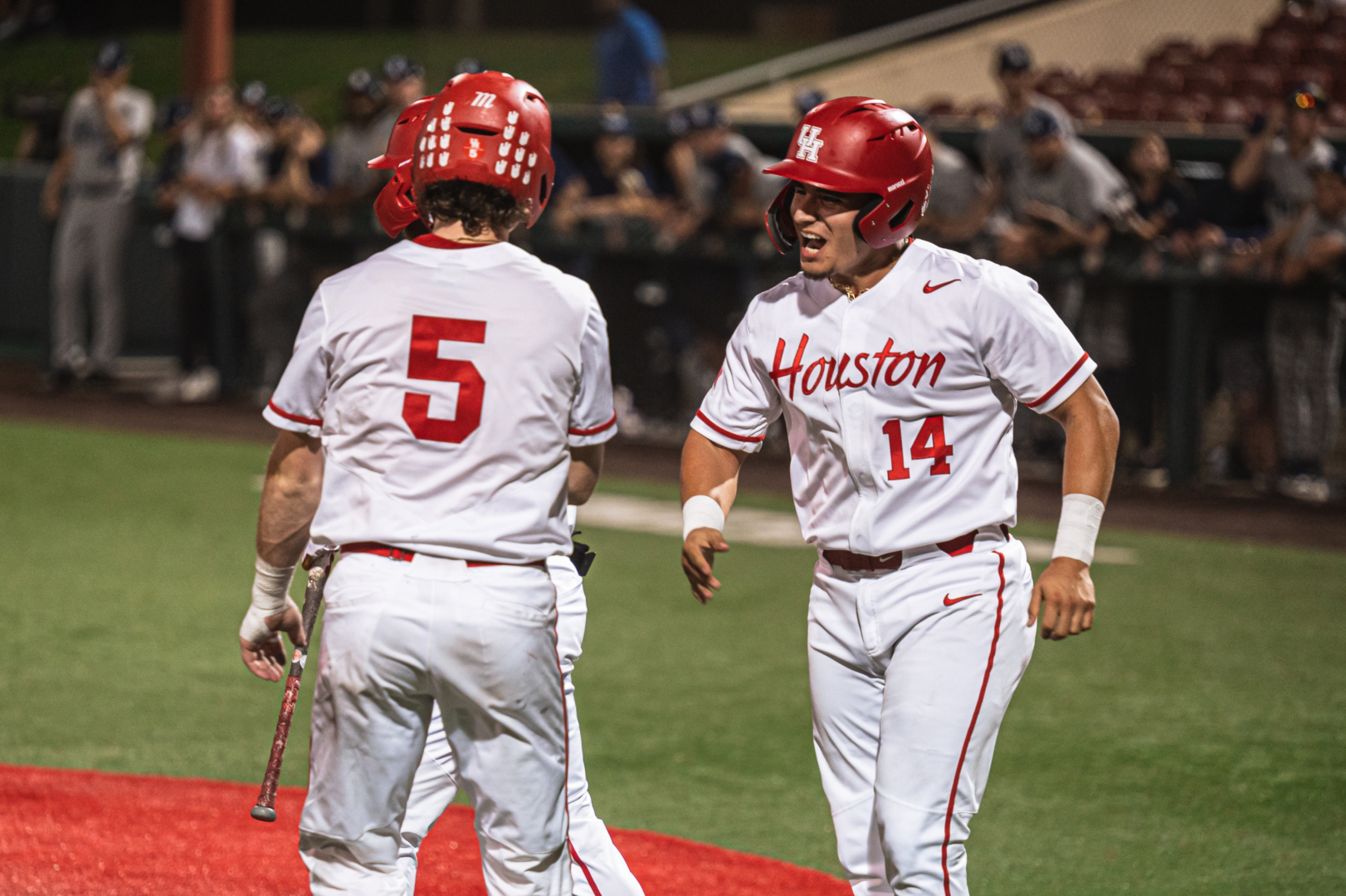 UH baseball took two of three on the road at Wichita State over the weekend to improve to 17-15 overall. | Xavier Rosales/The Cougar